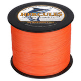 HERCULES Orange 12 Strands 10lb-420lb PE Braided Fishing Line 100M-2000M HERCULES