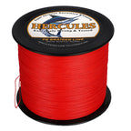 HERCULES Red 12 Strands 10lb-420lb PE Braided Fishing Line 100M-2000M HERCULES