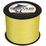 HERCULES Yellow 12 Strands 10lb-420lb PE Braided Fishing Line 100M-2000M HERCULES