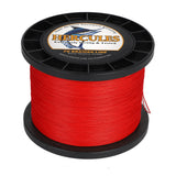 HERCULES Red 12 Strands 10lb-420lb PE Braided Fishing Line 100M-2000M HERCULES