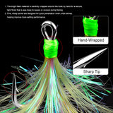 Treble Fishing Hooks with Flash Sharp Hook Barbs HERCULES Fishing Tackle