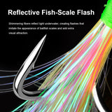 Treble Fishing Hooks with Flash Sharp Hook Barbs HERCULES Fishing Tackle
