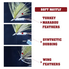 Fly Tying Material Set Feather and Dubbing Starter Kit HERCULES