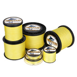HERCULES Yellow 12 Strands 10lb-420lb PE Braided Fishing Line 100M-2000M HERCULES