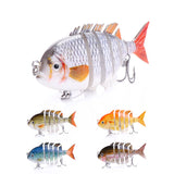 HERCULES Multi Jointed Swimbaits Fishing Lure Pack of 5