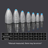 Bullet Shape Plastic-Insert Fishing Sinkers Lure Weights – 7 Options from 3.5g to 30g HERCULES