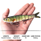 HERCULES Fishing Lures Multi Jointed Swimbaits Slow Sinking Bionic Lures HERCULES SALE