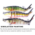 HERCULES Fishing Lures Multi Jointed Swimbaits Slow Sinking Bionic Lures HERCULES SALE