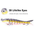 HERCULES Fishing Lures Multi Jointed Swimbaits Slow Sinking Bionic Lures HERCULES SALE
