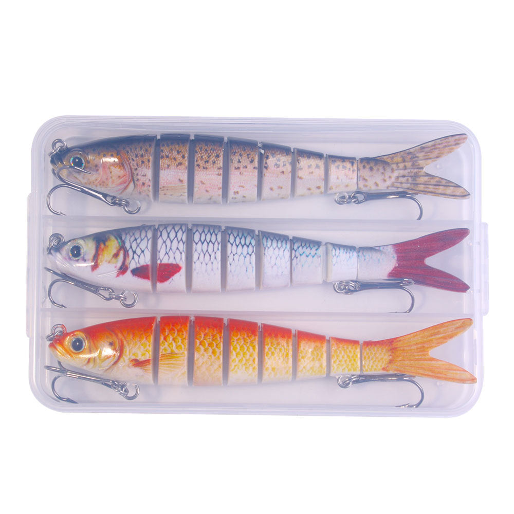 HERCULES 5.5" Fishing Lures Multi Jointed Swimbaits Slow Sinking Bionic Lures HERCULES