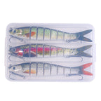 HERCULES 5.5" Fishing Lures Multi Jointed Swimbaits Slow Sinking Bionic Lures HERCULES