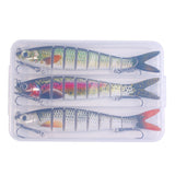 HERCULES 5.5" Fishing Lures Multi Jointed Swimbaits Slow Sinking Bionic Lures HERCULES