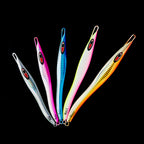 HERCULES Metal Lure Bait Fluorescent Lure S-shaped Slim Lure Pack of 5 HERCULES