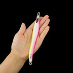 HERCULES Metal Lure Bait Fluorescent Lure S-shaped Slim Lure Pack of 5 HERCULES