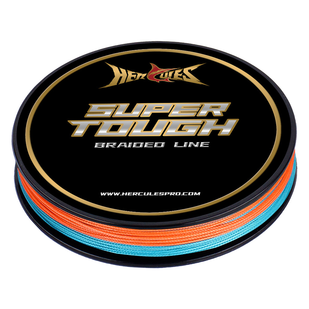 HERCULES SUPER TOUGH Multicolor Braided Fishing Line HERCULES