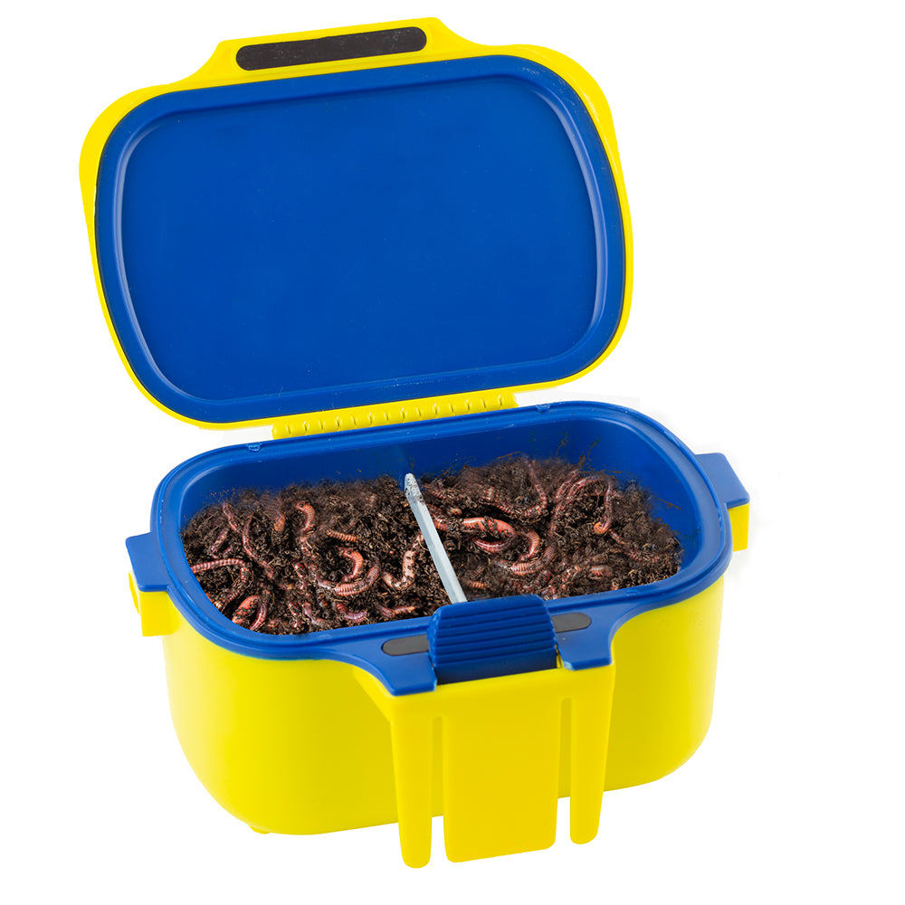HERCULES Bait Box Fishing Plastic Bait Box with Fishing Zinger Retractor and Belt HERCULES SALE