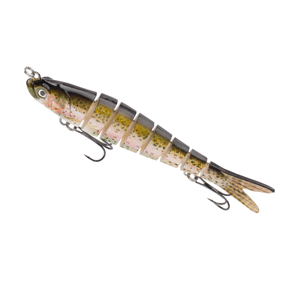 Biplut Lure Realistic Vivid Rubber Freshwater Saltwater Bait for