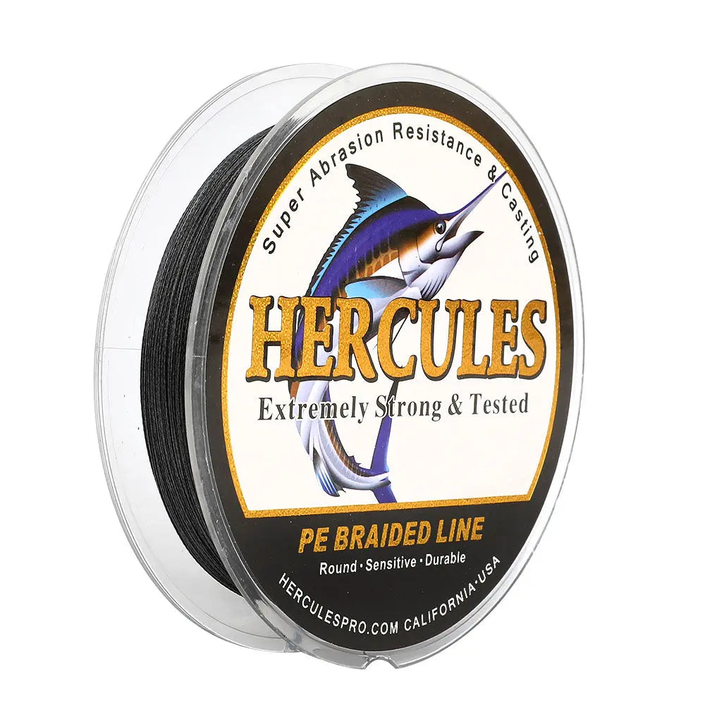 100M 109Yds Black 6lb-100lb HERCULES PE Braided Fishing Line 4 Strands – Hercules Fishing Tackle 100M 109Yds Black 6lb-100lb HERCULES PE Braided Fishing Line 4 Strands – Hercules Fishing Tackle