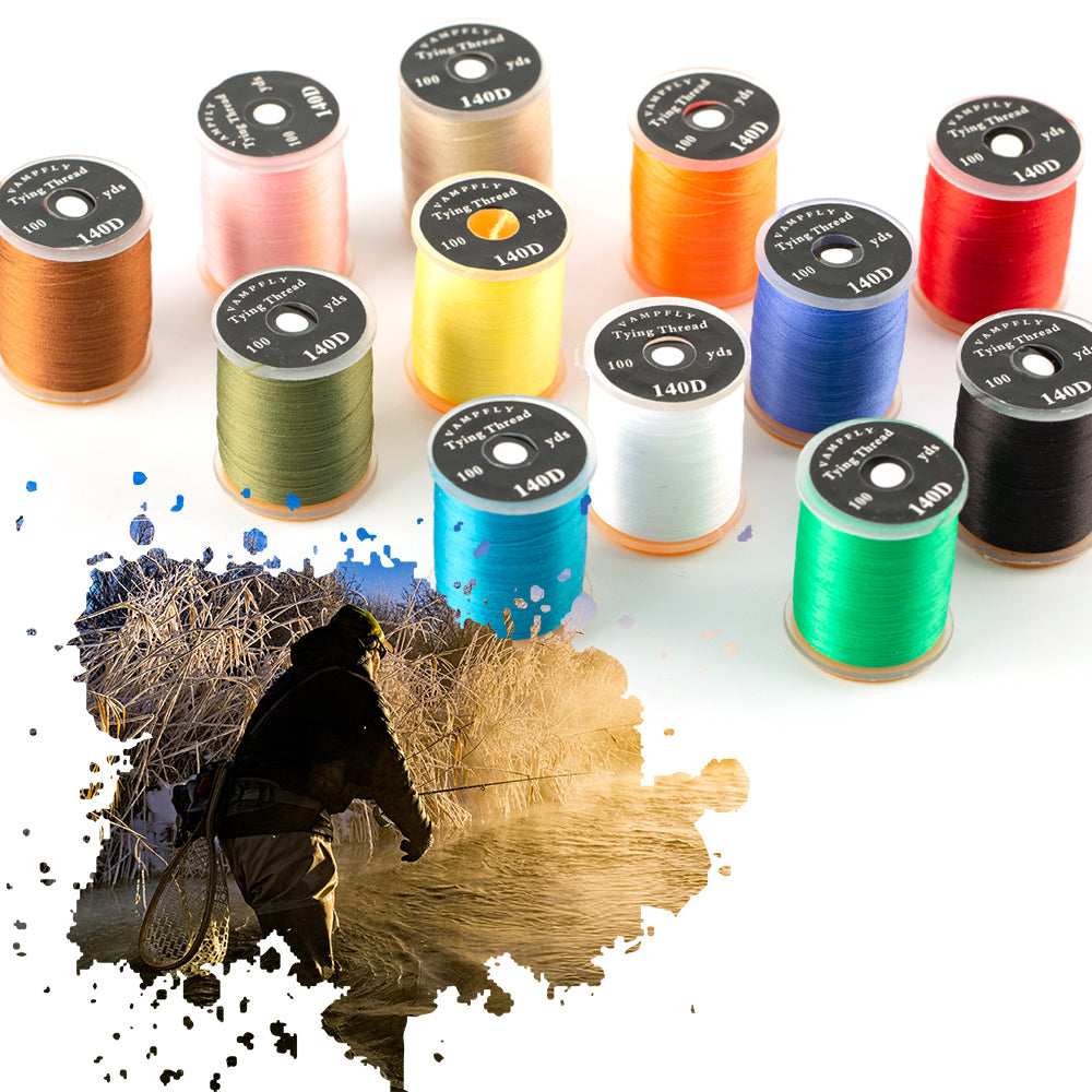 HERCULES Fly Tying Thread Kit, 140D Fly Tying Material Accessories HERCULES SALE