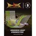 HERCULES Fly Fishing Leader Connector for Fly line Pack of 9 HERCULES