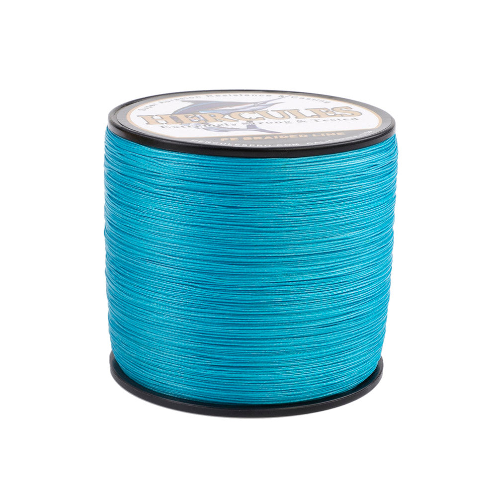 1500M 1640Yds Blue 10lb-200lb HERCULES PE Braided Fishing Line 8 Strands HERCULES