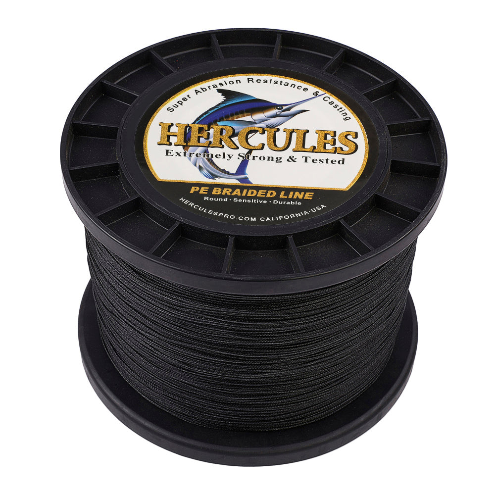 HERCULES Super Strong 1000M 1094 Yards Braided Fishing Line 40 LB Test For  Saltwater Freshwater PE Braid Fish Lines 4 Strands - Green, 40LB