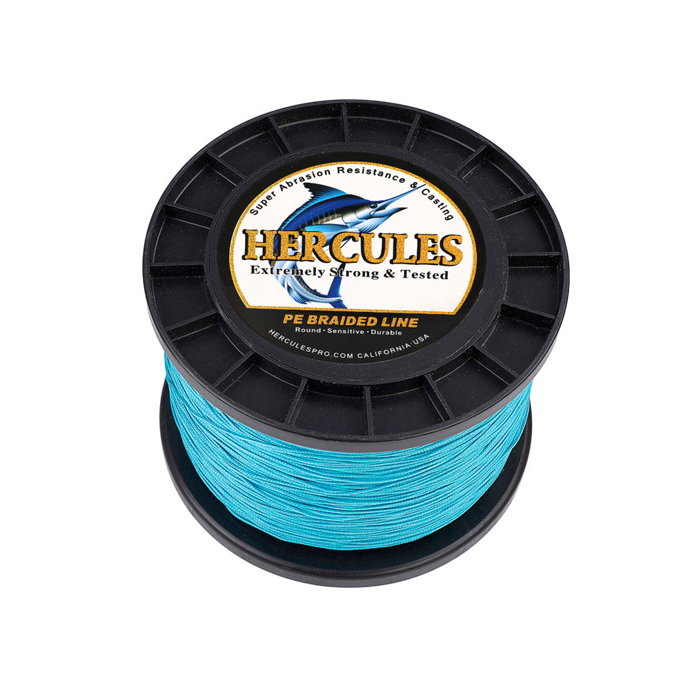 1000M 1094Yds Blue 10lb-300lb HERCULES PE braid Fishing Line 8 Strands HERCULES
