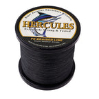 2000M 2187Yds Black 6lb-100lb HERCULES PE Braid Fishing Line 4 Strands HERCULES