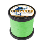 1000M 1094Yds Fluorescent Green 6lb-100lb HERCULES PE Braided Fishing Line 4 Strands HERCULES