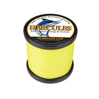 1000M 1094Yds Fluorescent Yellow 10lb-300lb 8 Strands HERCULES PE Dynamee Braided Fishing Line HERCULES