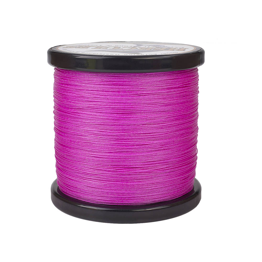 Reaction Tackle Braided Fishing Line Pink 10LB 500yd, Braided Line