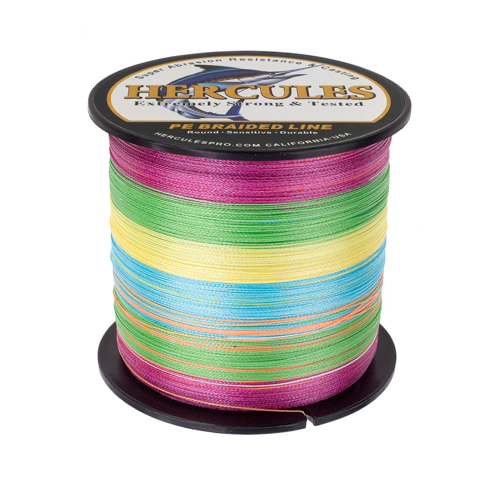 Braid Line Hercules PE Braided Fishing Line Escent Yellow Multifilament  Fishing Cord Strong 4 Strands 100M 300M 500M 1000M 1500M 2000M 230812 From  33,67 €