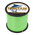 1000M 1094Yds Fluorescent Green 6lb-100lb HERCULES PE Braided Fishing Line 4 Strands HERCULES