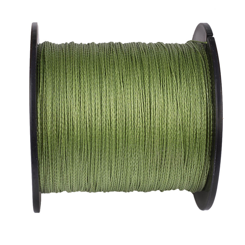 100M 109Yds Army Green 6lb-100lb HERCULES PE Braided Fishing Line 4 Strands HERCULES