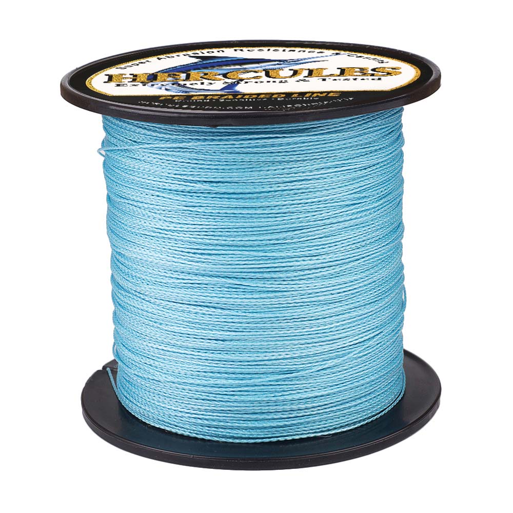 100M 109Yds Blue 6lb-100lb HERCULES PE Braid Fishing Line 4 Strands HERCULES