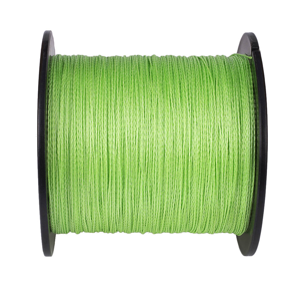 100M 109Yds Fluorescent Green 6lb-100lb HERCULES PE Braid Fishing Line 4 Strands HERCULES
