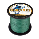 100M 109Yds Green 6lb-100lb HERCULES PE Braided Fishing Line 4 Strands HERCULES