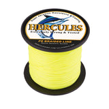 100M 109Yds Fluorescent Yellow 10lb-300lb HERCULES PE braid Fishing Line 8 Strands HERCULES