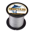 100M 109Yds Grey 6lb-100lb HERCULES PE Braid Fishing Line 4 Strands HERCULES