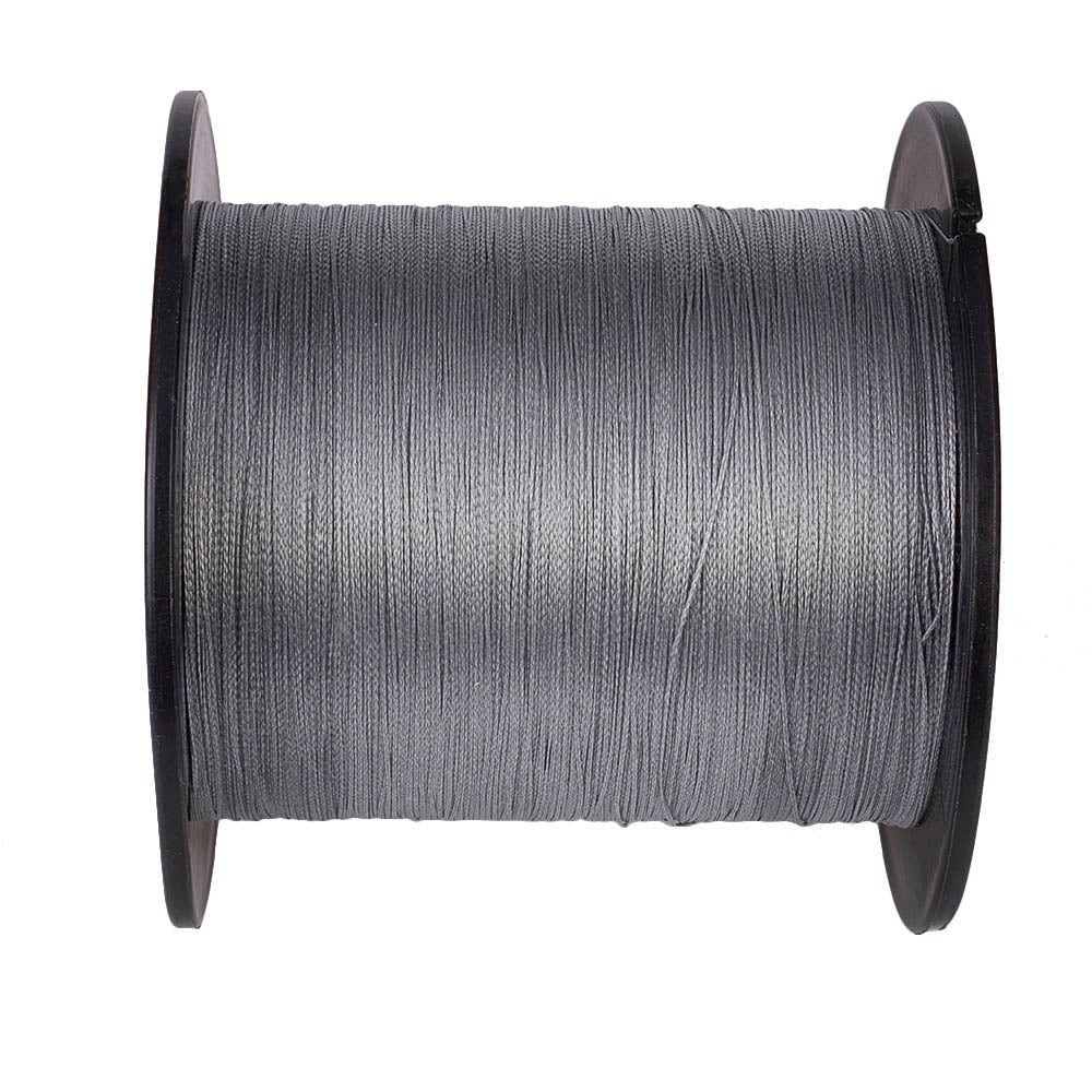 Reaction Tackle Braided Fishing Line Gray 10LB 1000yd –