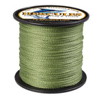 100M 109Yds Army Green 6lb-100lb HERCULES PE Braided Fishing Line 4 Strands HERCULES