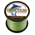 100M 109Yds Army Green 6lb-100lb HERCULES PE Braided Fishing Line 4 Strands HERCULES