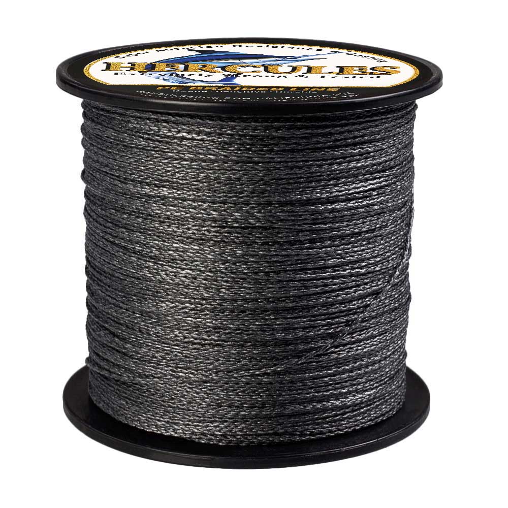 100M 109Yds Black 6lb-100lb HERCULES PE Braided Fishing Line 4 Strands Hercules Fishing Tackle 100M 109Yds Black 6lb-100lb HERCULES PE Braided Fishing Line 4 Strands Hercules Fishing Tackle