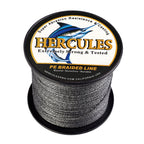 100M 109Yds Black 6lb-100lb HERCULES PE Braided Fishing Line 4 Strands HERCULES