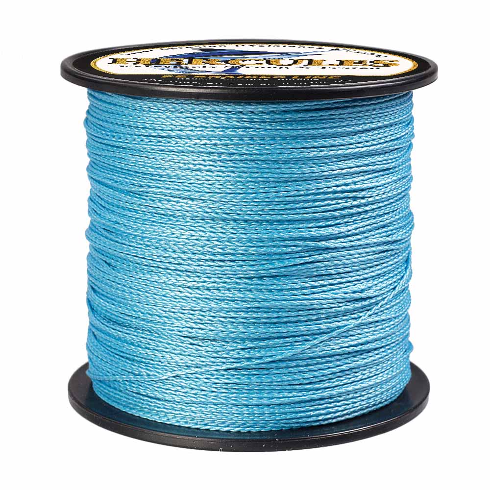 100M 109Yds Blue 6lb-100lb HERCULES PE Braid Fishing Line 4 Strands HERCULES