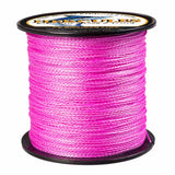 100M 109Yds Pink 6lb-100lb HERCULES PE Braid Fishing Line 4 Strands HERCULES