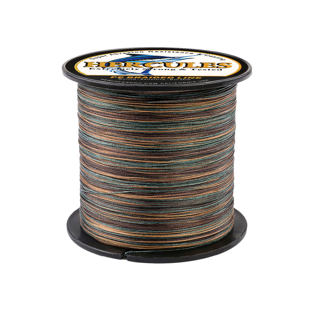 300M 328Yds Camouflage 10lb-300lb HERCULES PE Braided Fishing Line 8 Strands HERCULES