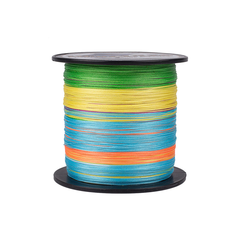 Hercules Braided Fishing Line 9 Strands 300m Braid Wire Super PE Strong  Strength Fish Line 10LB-320 LB 15 Color Multifilament Color: Orange, Line  Number: 0.6