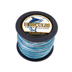 300M 328Yds Blue Camo HERCULES 8 Strands 10lbs-300lbs PE Dyneema braid Fishing Line blue camouflage braid Line HERCULES