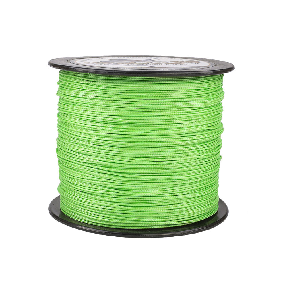 Fluorescent Green Super Strong Pe Braided Fishing Line 6LB to100LB
